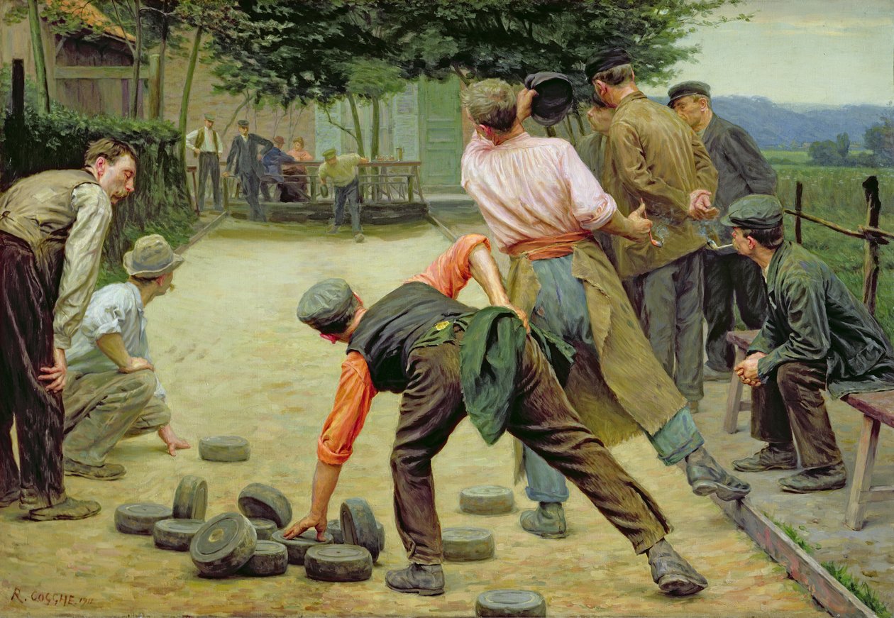 لعبة بورليز في فلاندرز 1911 بواسطة ريمي كوج