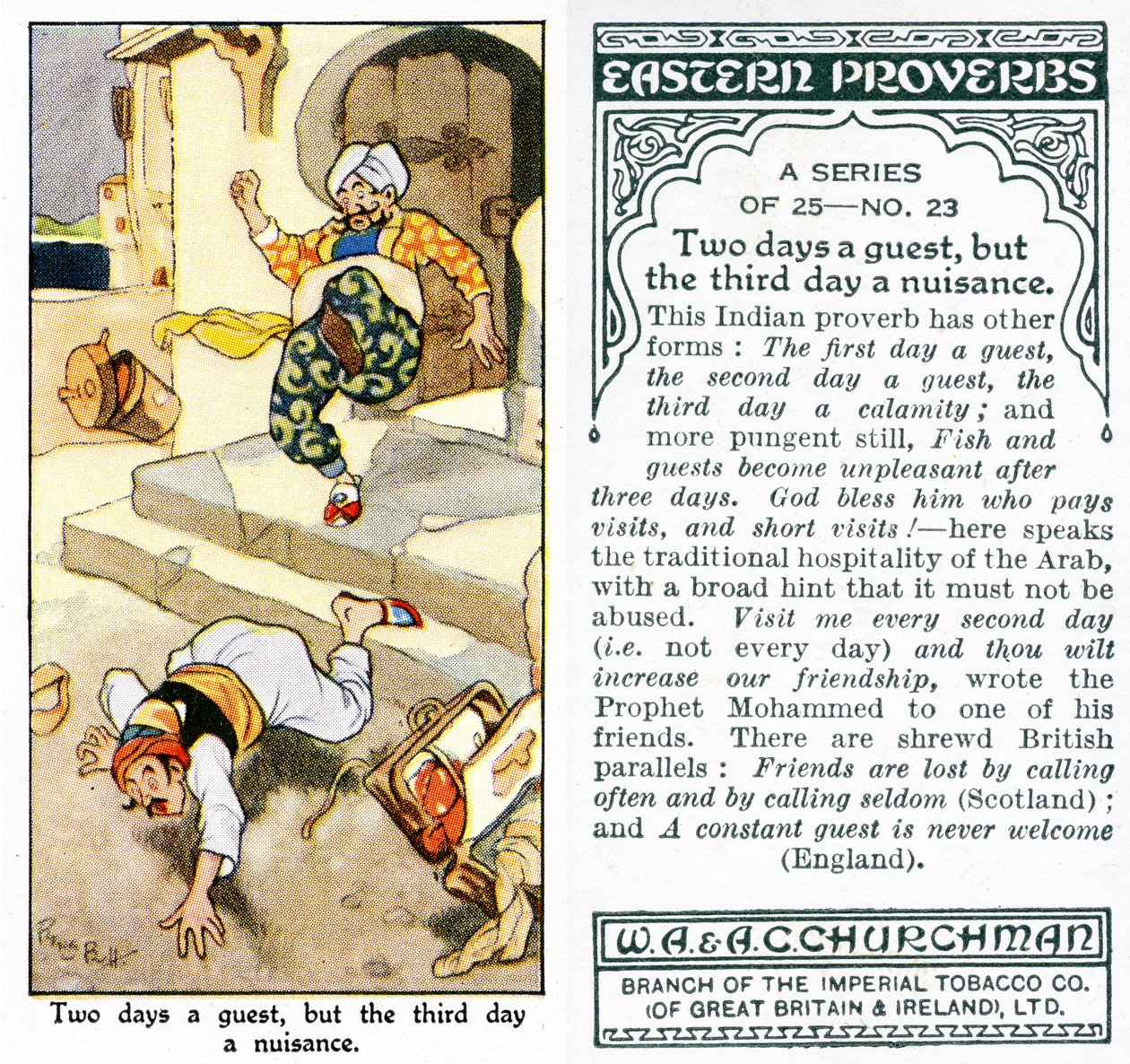 "يومان ضيف ، لكن اليوم الثالث مصدر إزعاج" ، 1931 (انظر أيضًا 498198) بواسطة رينيه بول