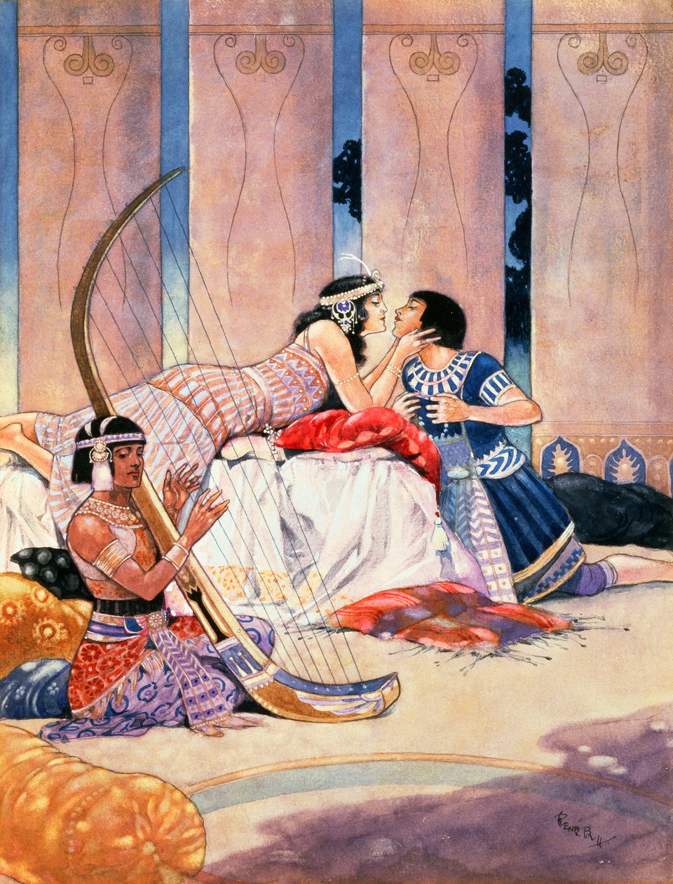 كليوباترا (69-30 قبل الميلاد) (مرحاض) بواسطة رينيه بول