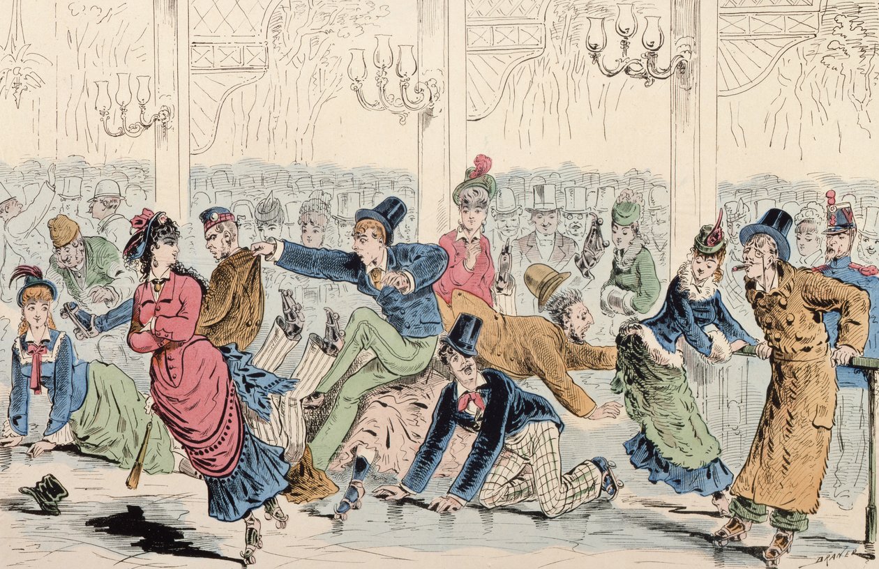 مسابقات التزلج بعد عام 1870 بواسطة رينارد جول درينر
