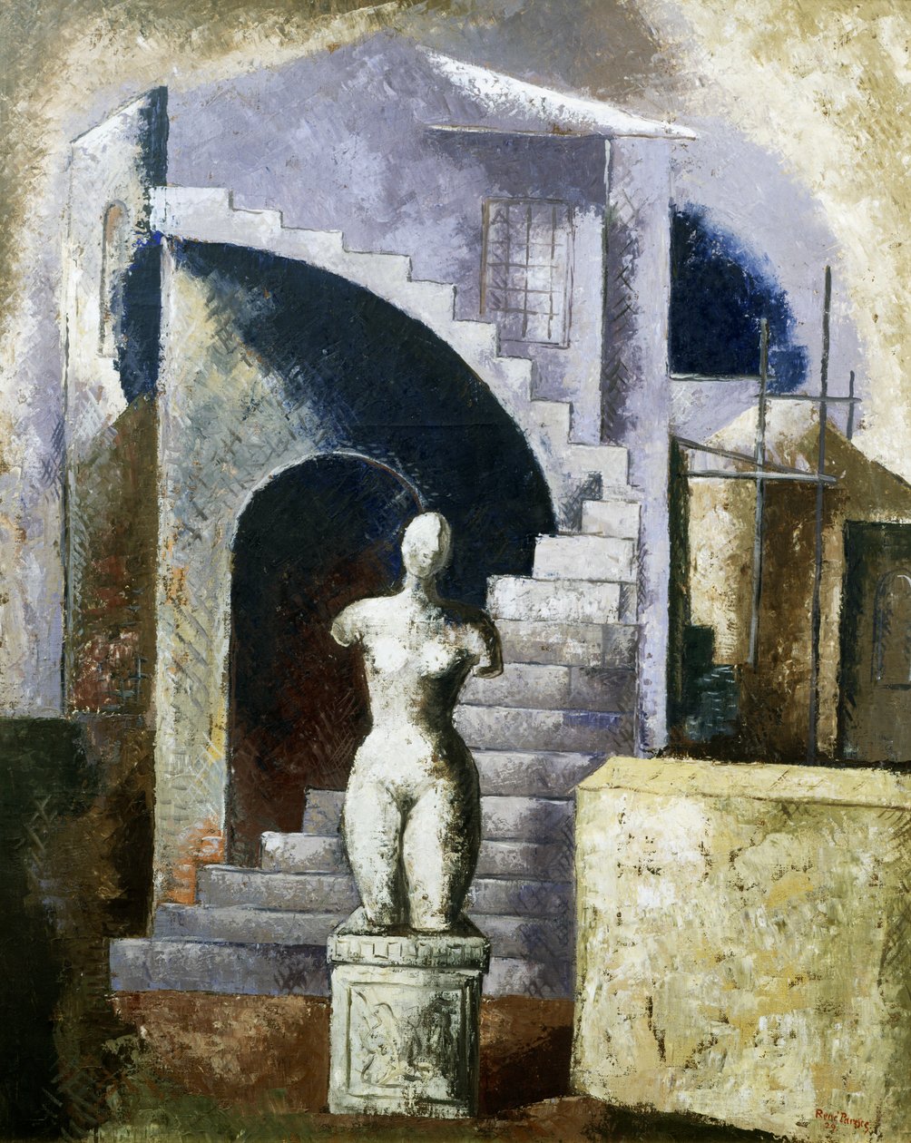 Statue and staircase بواسطة ريناتو بريس