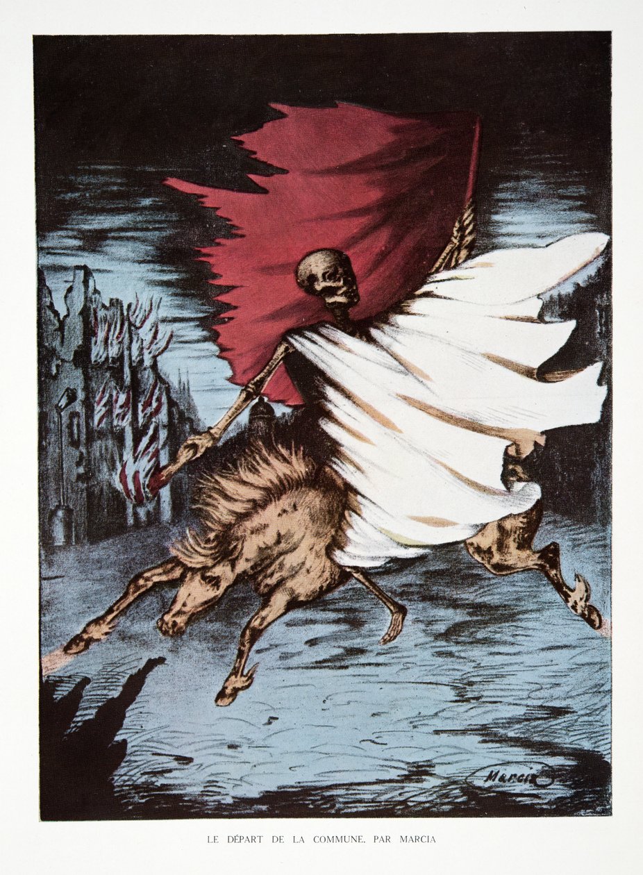 رحيل الكومونة ، من تاريخ الجمهورية الثالثة ، المجلد. أنا ، التاريخ السياسي ، حانة .1933 (لون ليثو) بواسطة رينو إد
