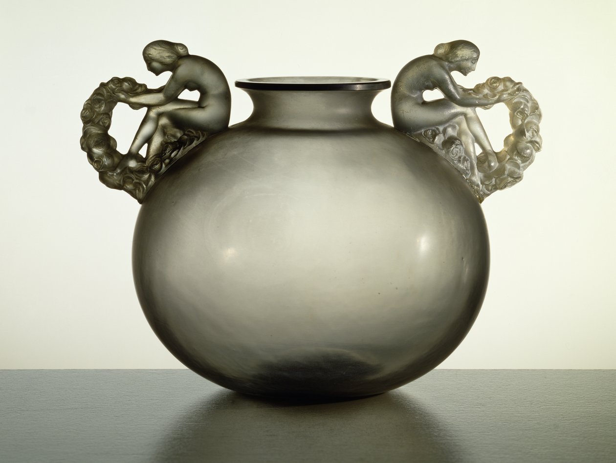 Bouchardon Vase، 1926 (دخان زجاج) بواسطة رينيه جول لاليك