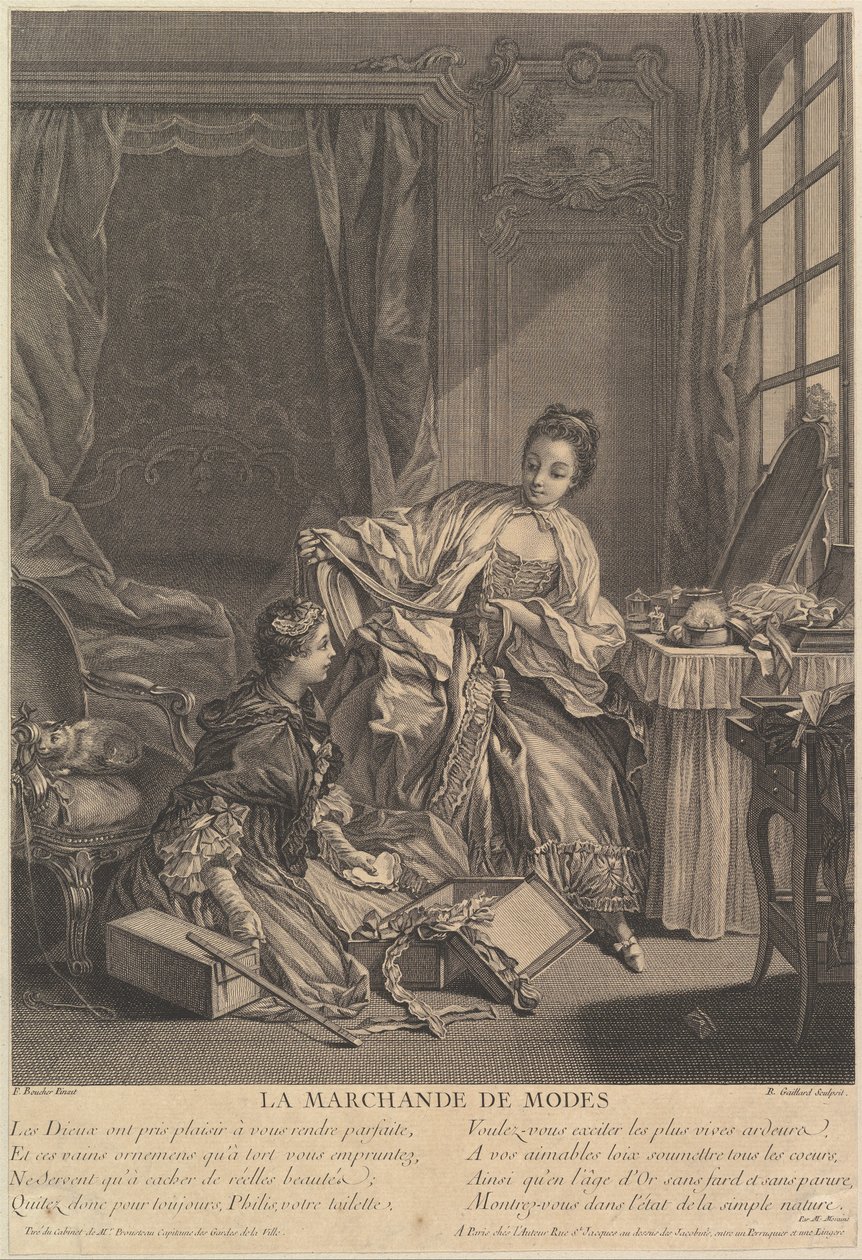 فاشون ميرشانت ، 1746-55. بواسطة رينيه جيلارد