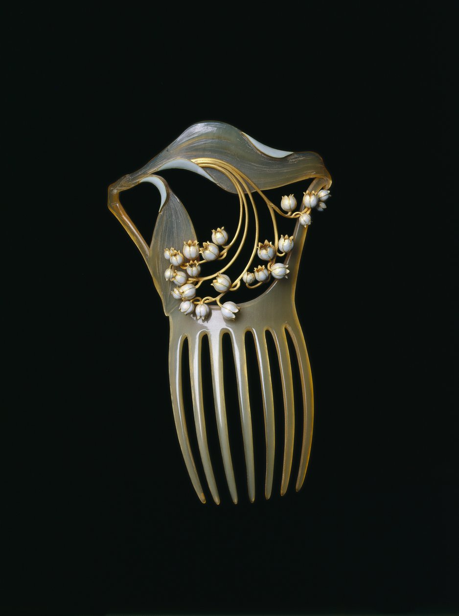 زخرفة الشعر ، c.1900 بواسطة رينيه جول لاليك