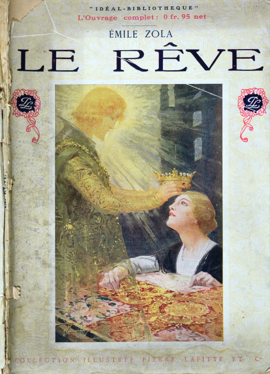 الغلاف الأمامي لـ "Le Reve" بواسطة Emile Zola (1840-1902) 1910 بواسطة رينيه ليلونج