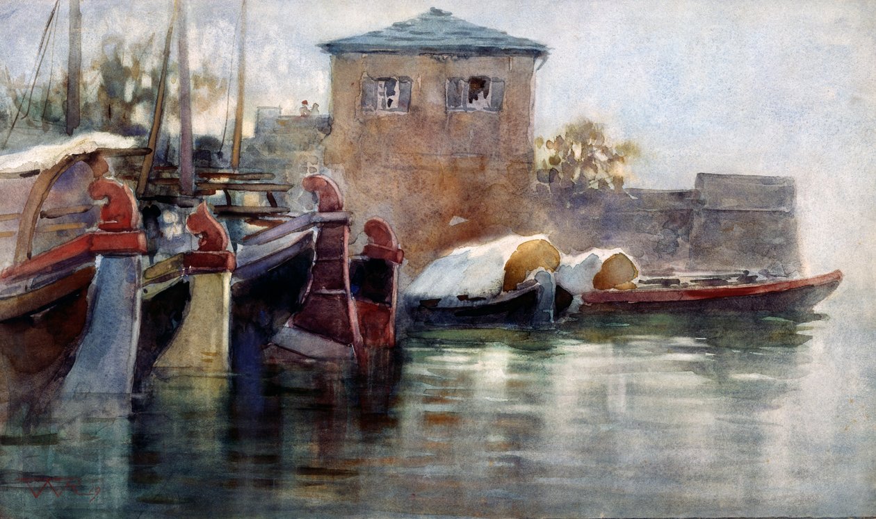 Comballi siesta (dock on Lake Como) بواسطة رينزو فايس