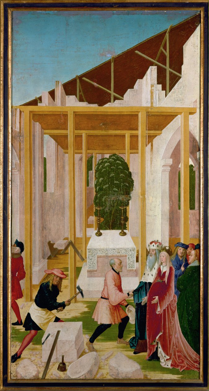 مبنى دير كلوسترنيوبورغ، النمسا (تمبراً على الخشب) بواسطة 