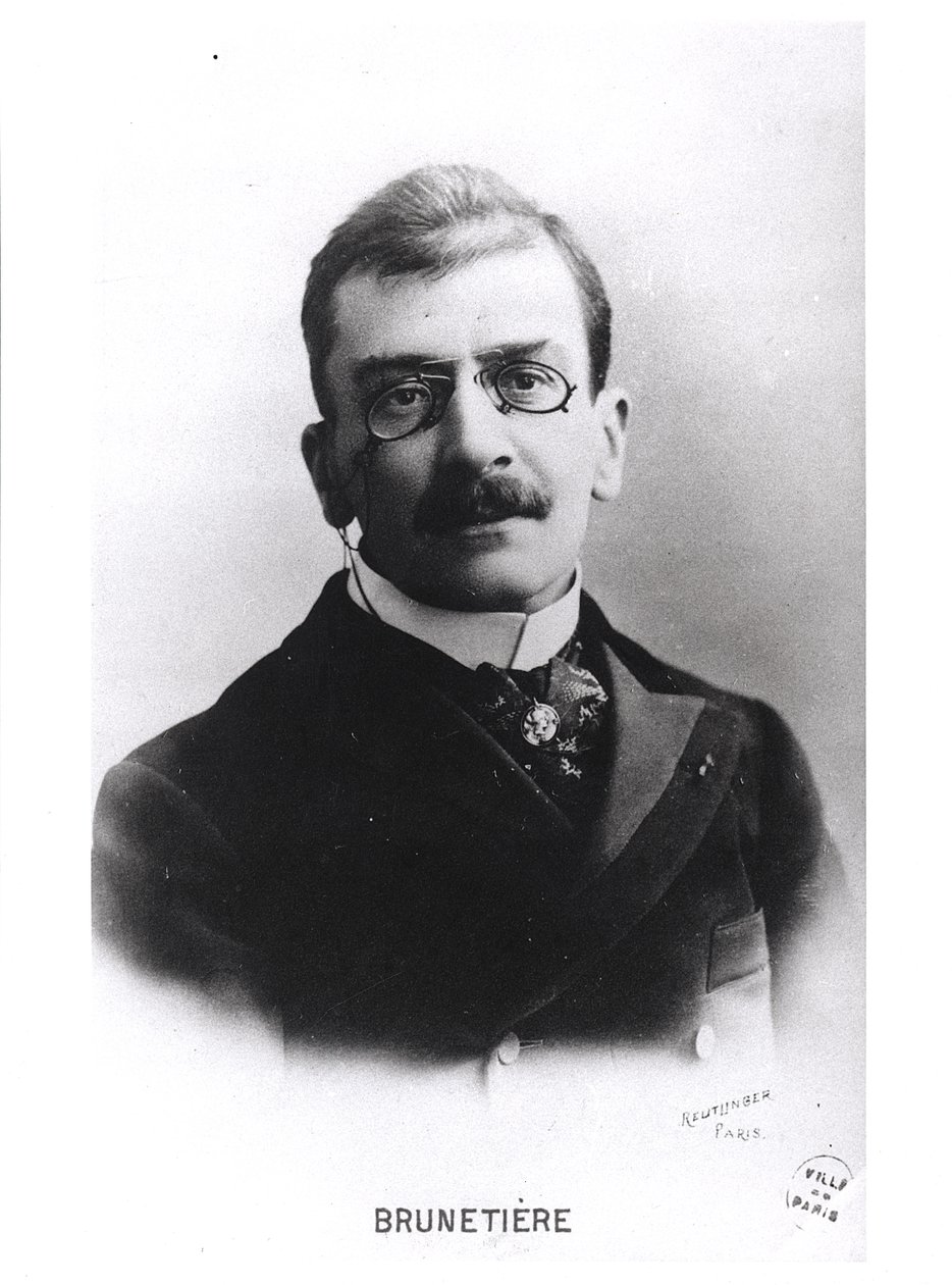 صورة فرديناند برونيتيري (1849-1906) بواسطة استوديو ريوتلنجن