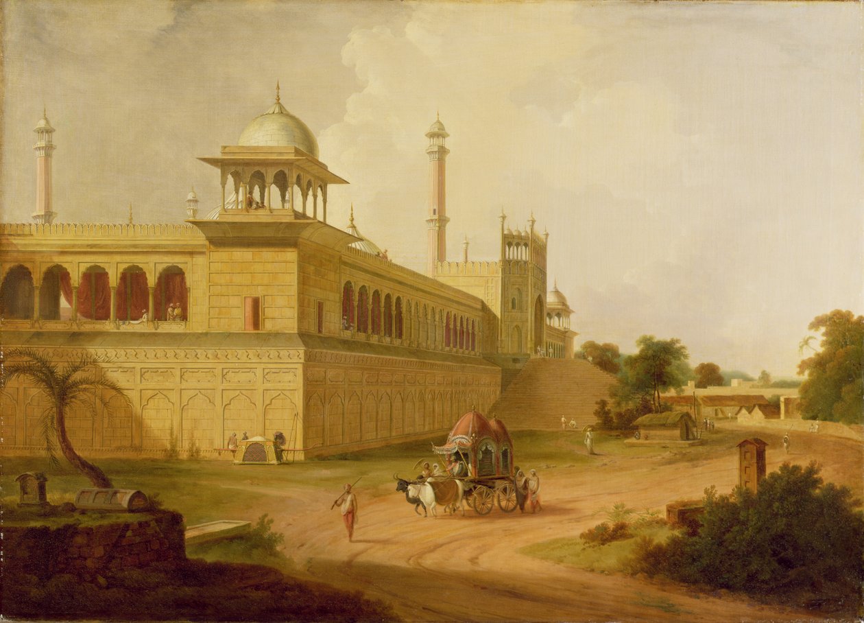 Jami Masjid, Delhi, 1811  بواسطة القس إدوارد توماس دانييل
