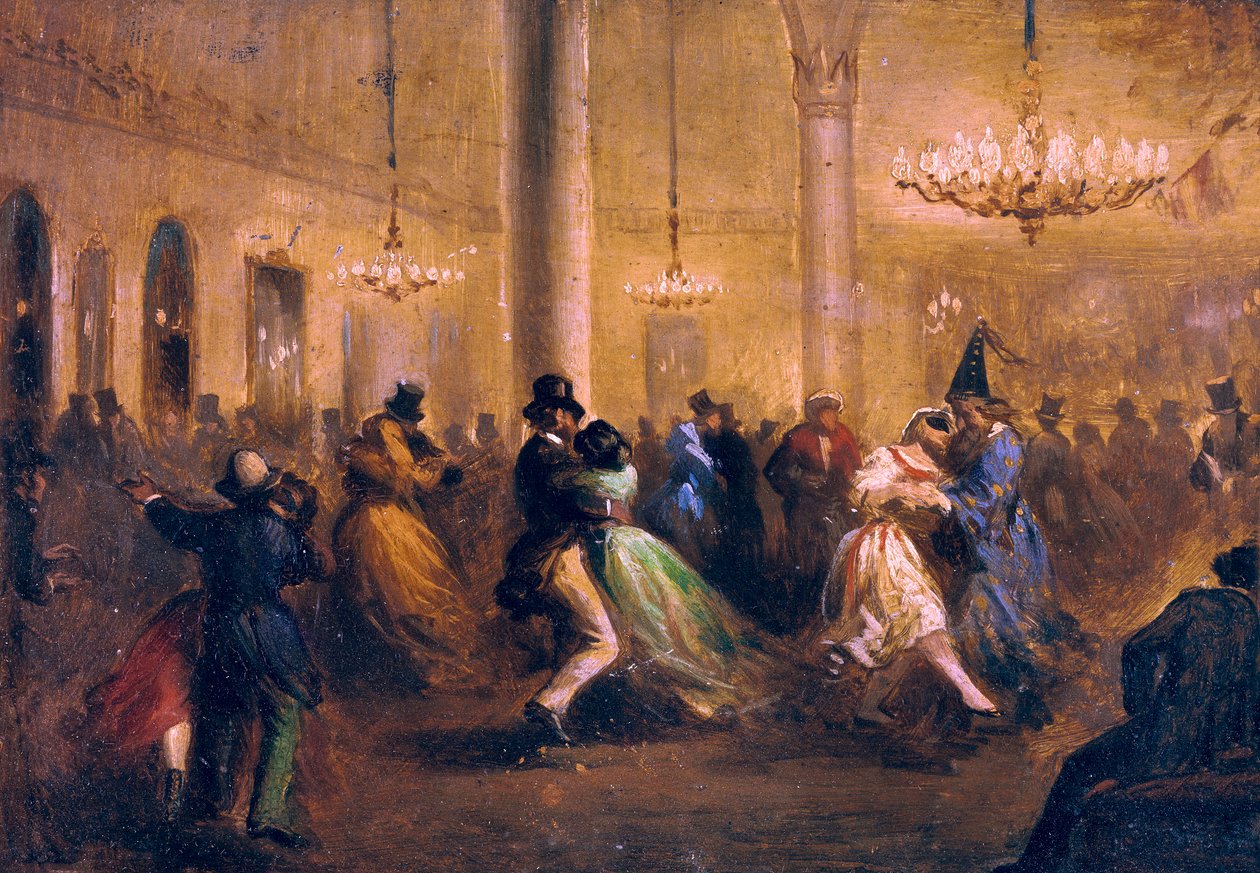 بايلي دي كابيلانيس ، ج. 1860-1865 (زيت على صفيح) بواسطة ريكاردو بالاكا ذ كانسيكو