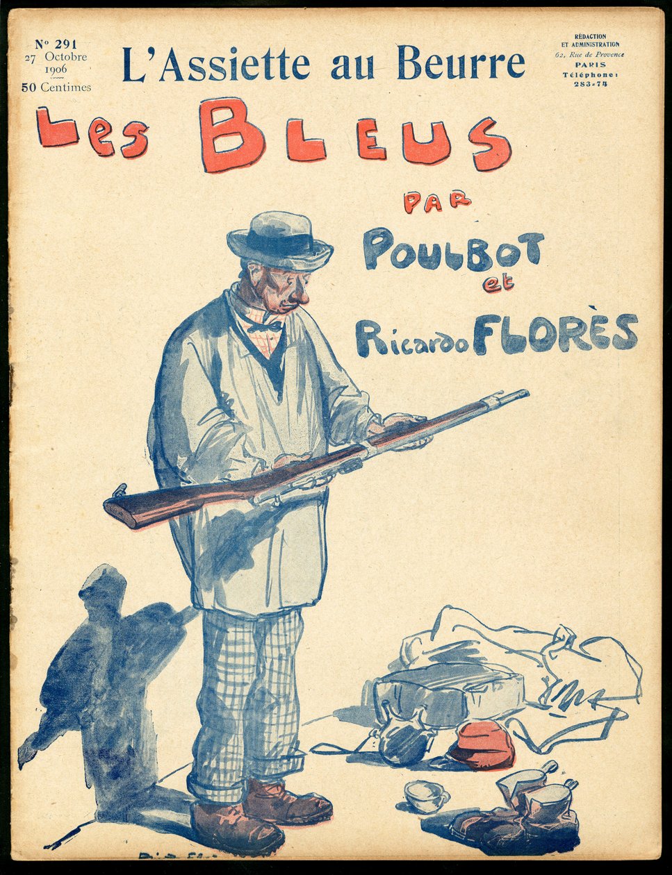 غلاف "" The Butter Plate "، رقم 291 ، Satirique en Colours بواسطة ريكاردو فلوريس
