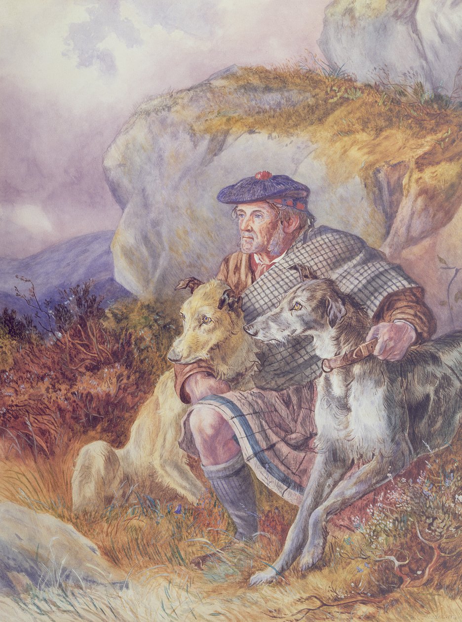 Ghillie and Deerhounds ، 1874 بواسطة ريتشارد انسديل