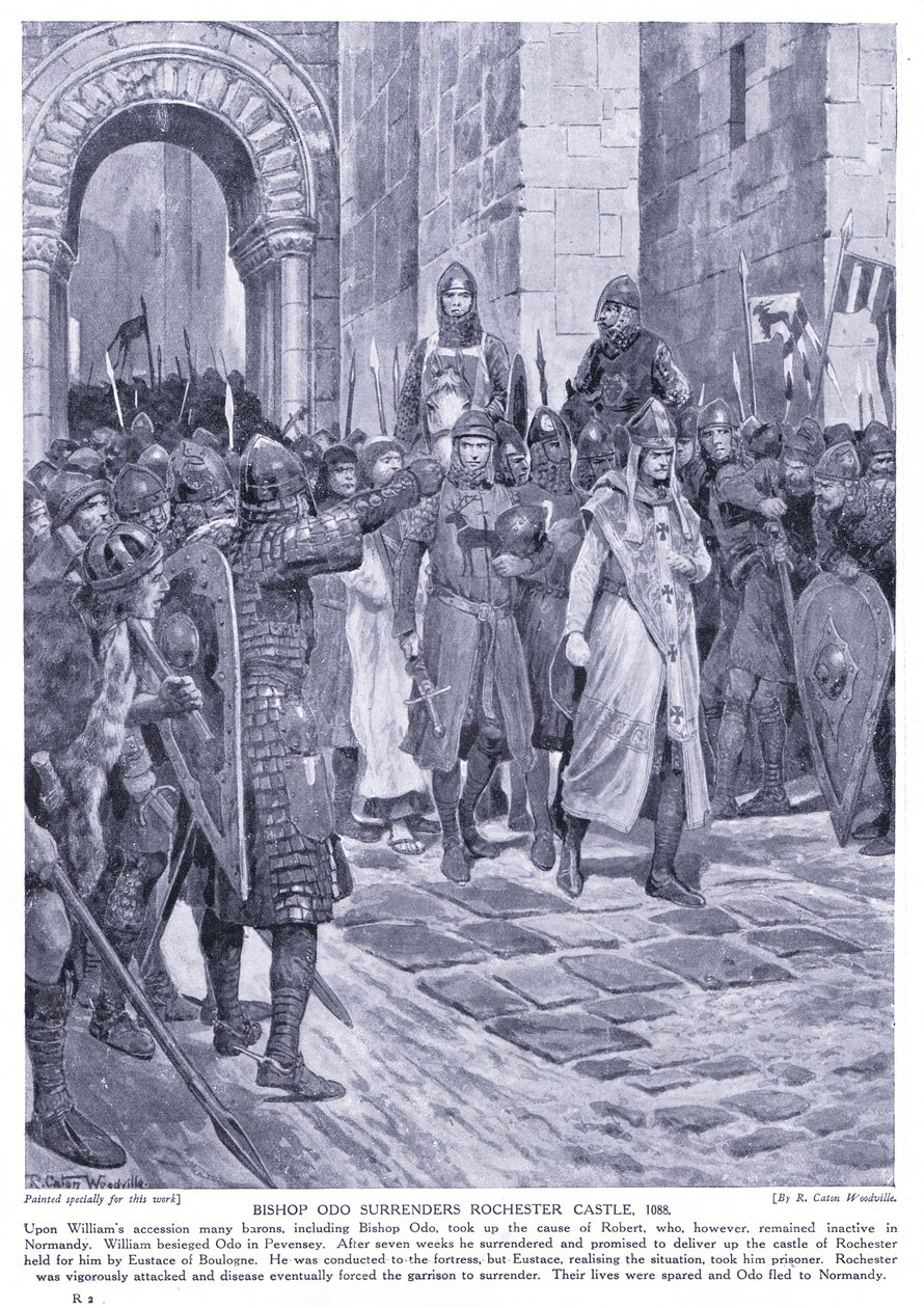أسقف أودو يستسلم لروتشستر: CastleAD1088 ، 1920&39;s بواسطة ريتشارد كاتون وودفيل جونيور