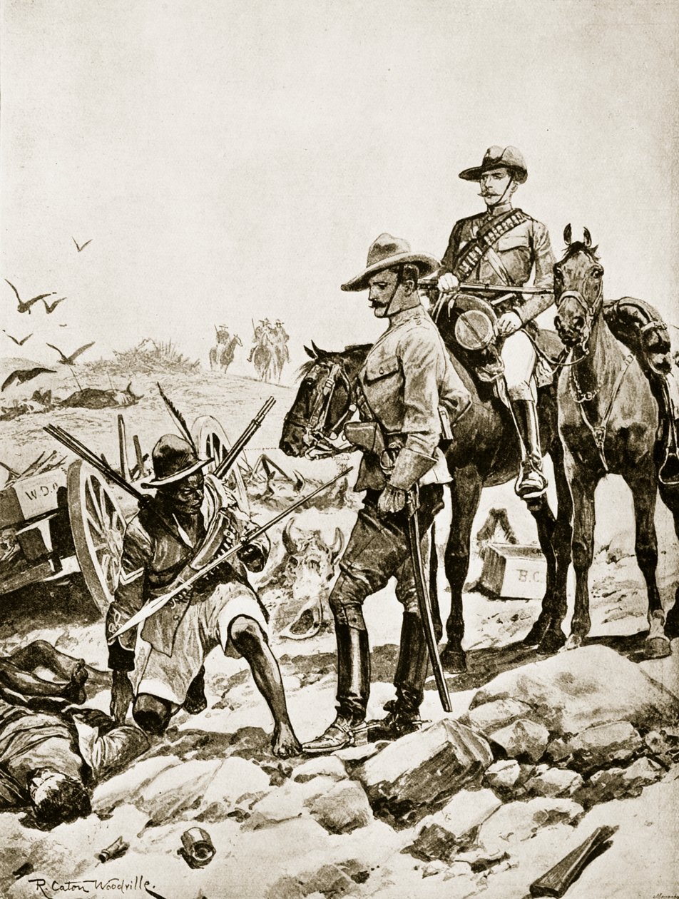 على مسار Matabele ، 1893 بواسطة ريتشارد كاتون وودفيل جونيور