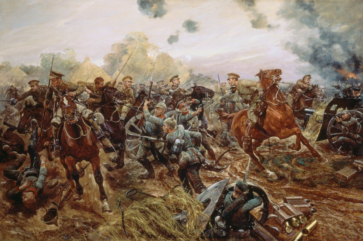 أول VC للحرب الأوروبية ، 1914 بواسطة ريتشارد كاتون وودفيل جونيور