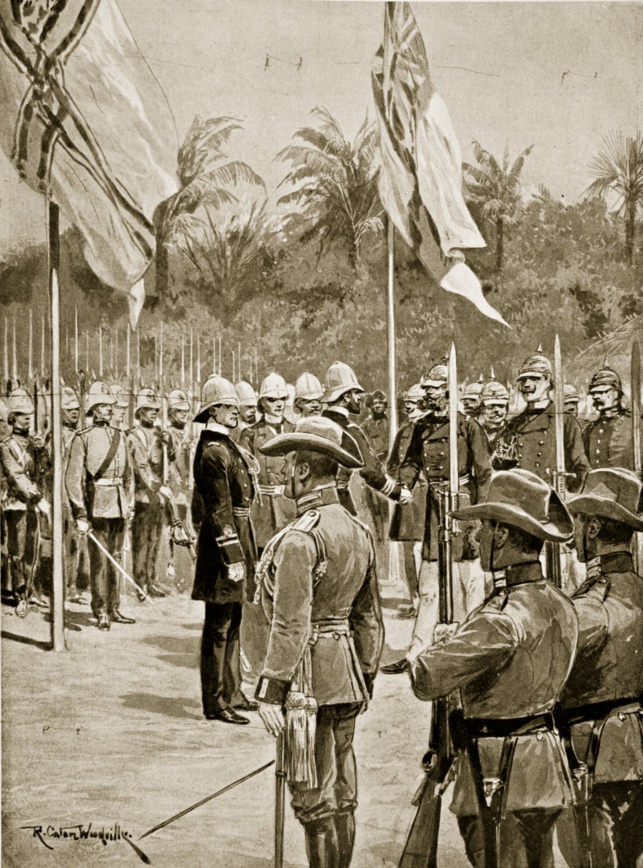 تقسيم غينيا الجديدة بين البريطانيين والألمان ، 1884 بواسطة ريتشارد كاتون وودفيل جونيور