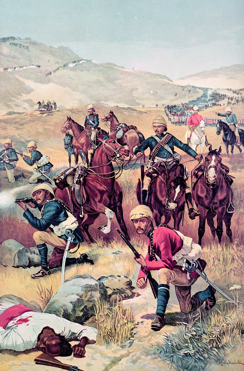 الطلقة الأخيرة في السودان ، من "أخبار لندن المصورة" ، 20 يونيو 1885 بواسطة ريتشارد كاتون وودفيل