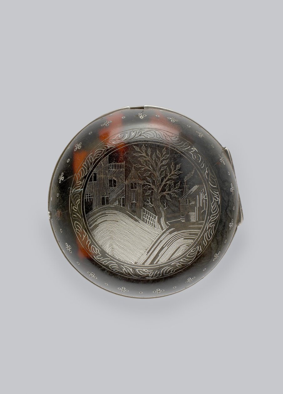 عكس ساعة الحافة المزدوجة ، c.1685 (silver und tortoiseshell) بواسطة ريتشارد كولستون