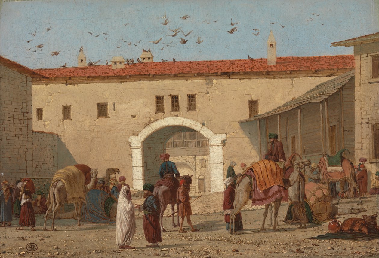 Caravanserai في Mylasa في آسيا الصغرى بواسطة ريتشارد داد