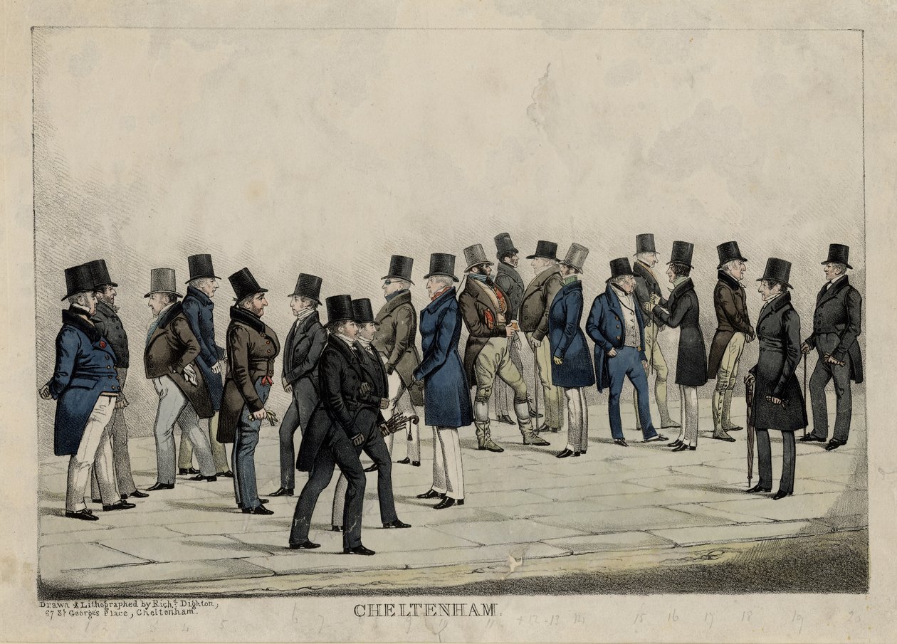 شلتنهام ، c.1840 بواسطة ريتشارد دايتون