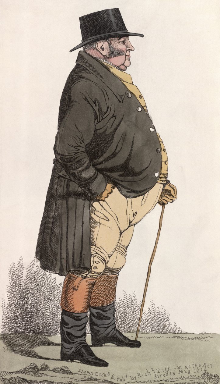 السيد جولدسميث ، كتاب توضيحي من `` شخصيات مدينة ديتون &39;&39; ، مايو 1824 بواسطة ريتشارد دايتون