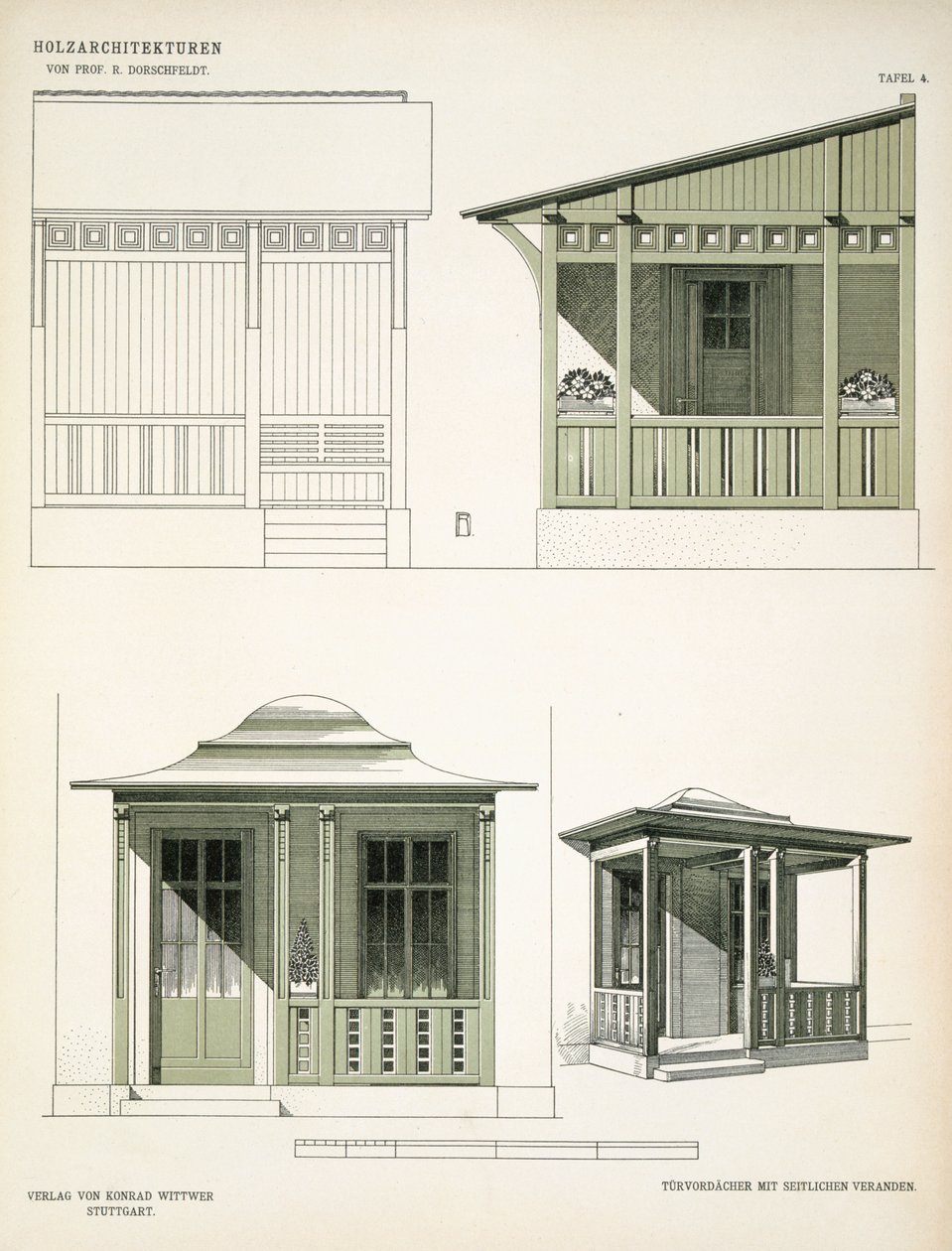 العمارة في الخشب ، c.1900 بواسطة ريتشارد دورشفيلدت