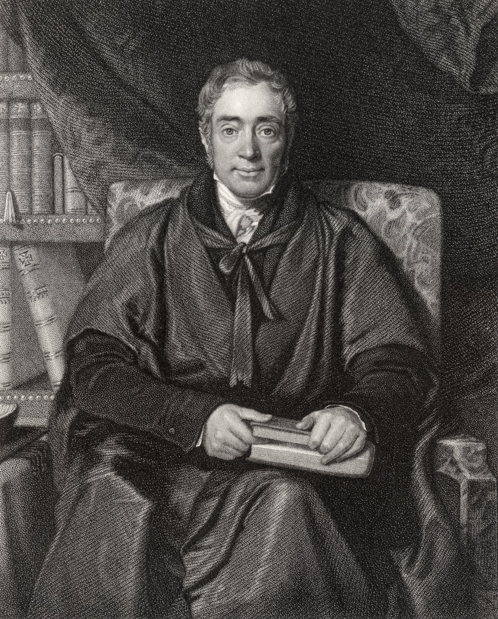القس صموئيل لي ، منقوش بواسطة ويليام توماس فراي (1789-1843) من "معرض الصور الوطنية ، المجلد الخامس" ، تم نشره عام 1835 بواسطة ريتشارد إيفانز