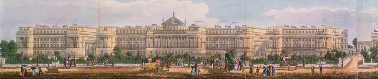 شرفة كمبرلاند ، التفاصيل من منظر بانورامي حول ريجنت بارك ، الحانة. بواسطة أكرمان ، 1831 (أكواتينت) بواسطة ريتشارد موريس