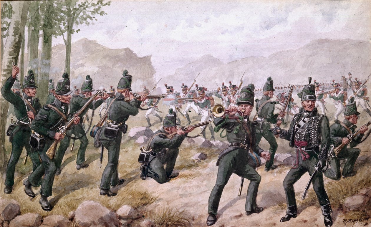 معركة جبال البرانس ، 1813 ، 1900 بواسطة ريتشارد سيمكين