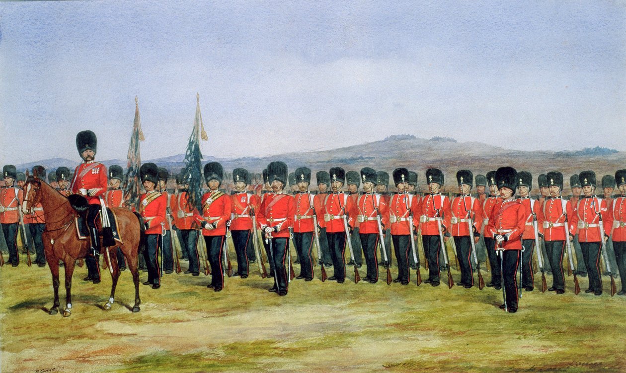The Fusiliers الملكي ، 1876 بواسطة ريتشارد سيمكين