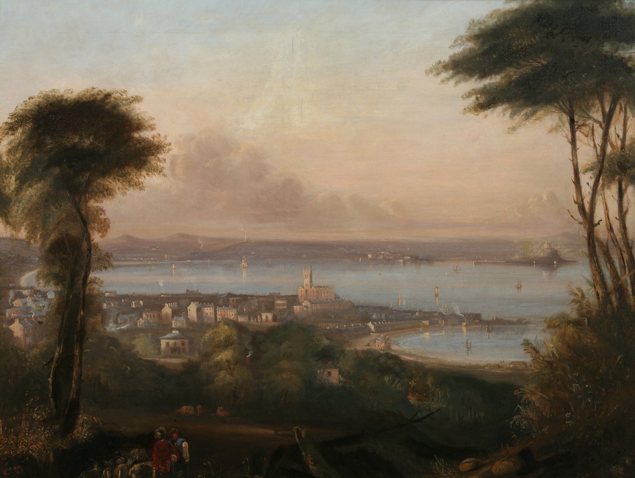 نظرة من بينزانس ، c.1836 بواسطة ريتشارد توماس بينتريث