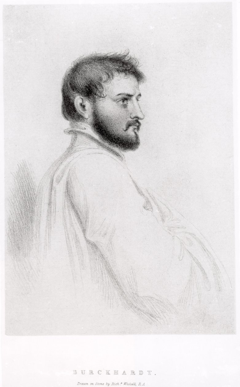 صورة يوهان لودفيج بوركهاردت (1784-1817) بواسطة ريتشارد ويستال