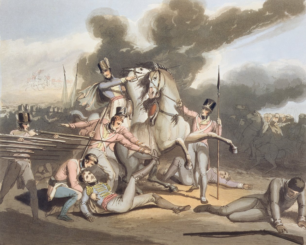 تالافيرا ، 28 يوليو 1809 ، من "انتصارات دوق ويلينغتون" ، نقش تي فيلدنج ، حانة. 1819 بواسطة ريتشارد ويستال