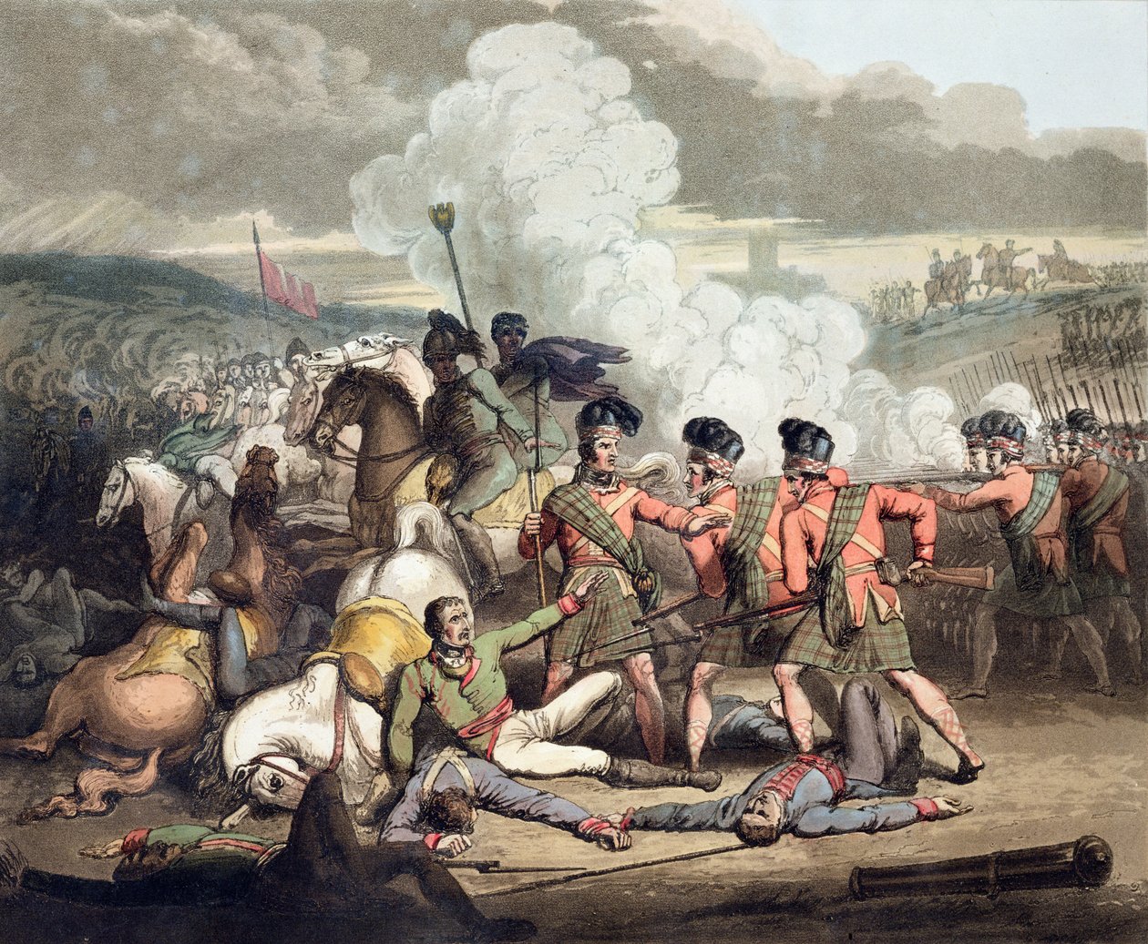 فيميرا ، 1 أغسطس 1808 ، من "انتصارات دوق ويلينغتون" ، نقشها تي فيلدنج ، حانة. 1819 بواسطة ريتشارد ويستال