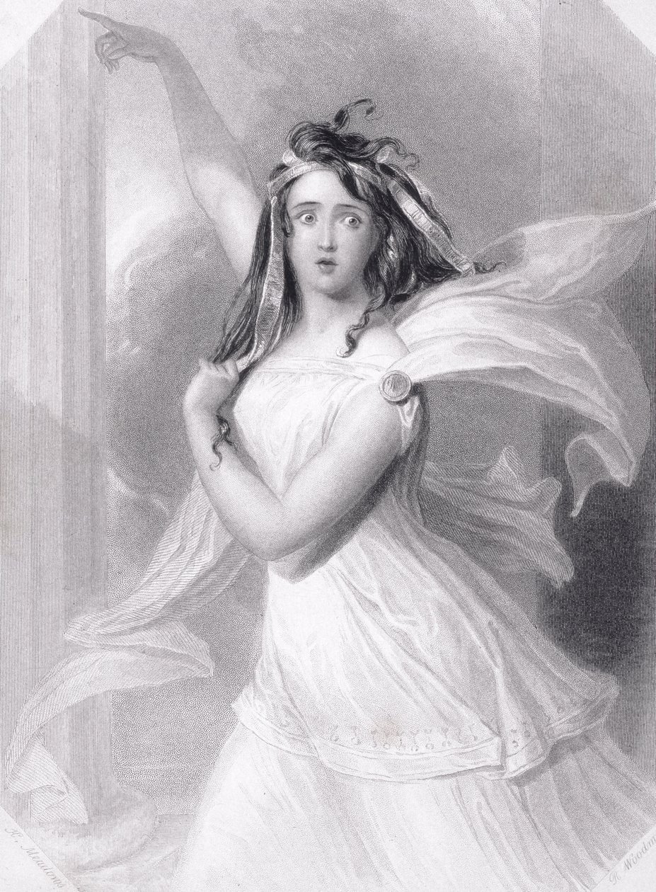 كاساندرا ، ابنة بريام ، 1845 بواسطة ريتشارد وودمان
