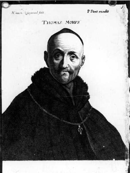 صورة توماس مور (1478-1535) منقوشة بواسطة بيتر ستنت (fl.1642-65) بواسطة ريتشارد جايوود