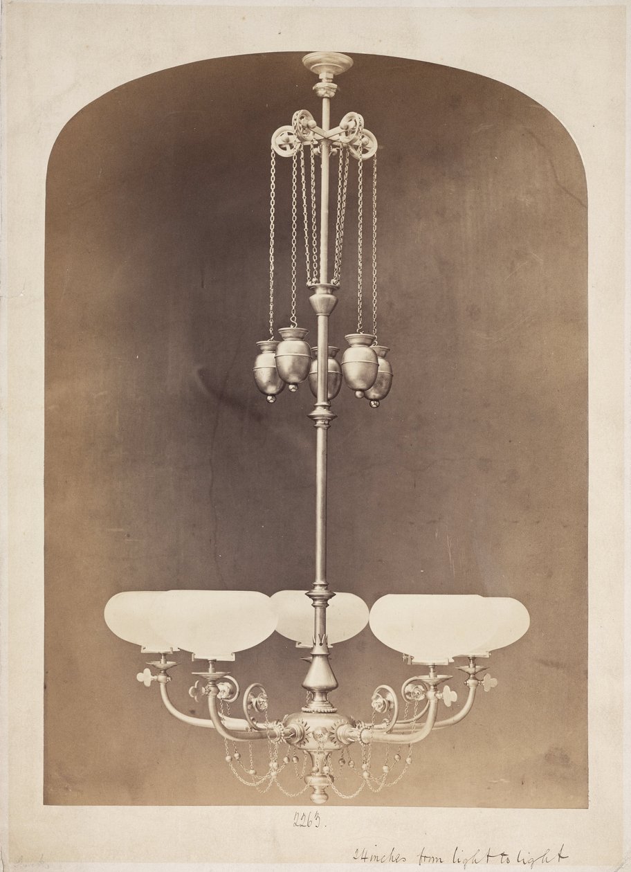 Gasolier, c 1880 بواسطة ريتشارد (بعد) داد
