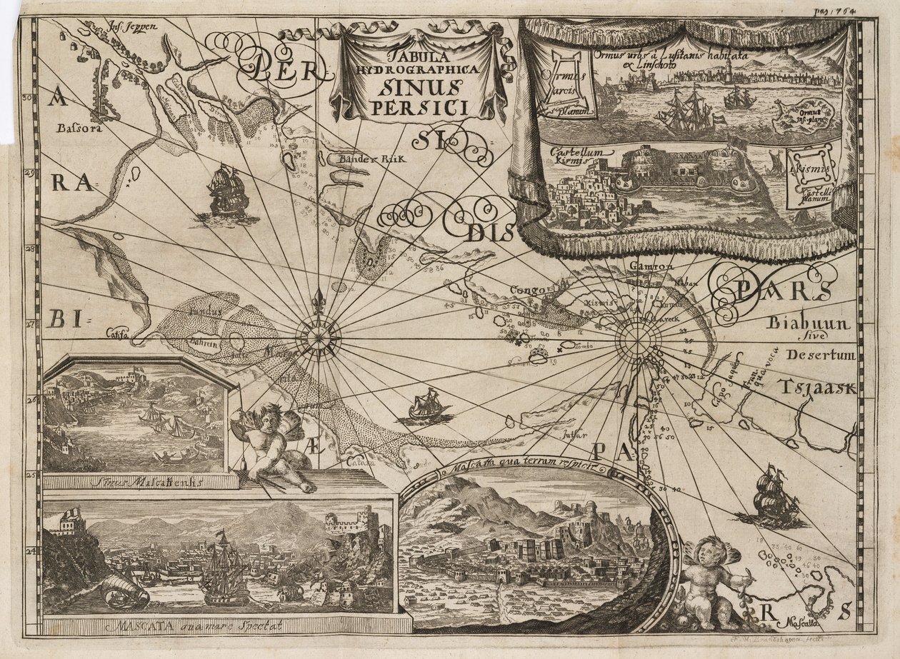 Hydrographic map of the Persian Gulf بواسطة ريتشارد (بعد) داد