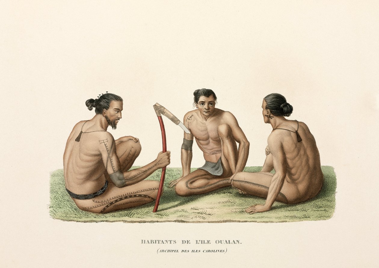 Men of the Caroline Islands بواسطة ريتشارد (بعد) داد