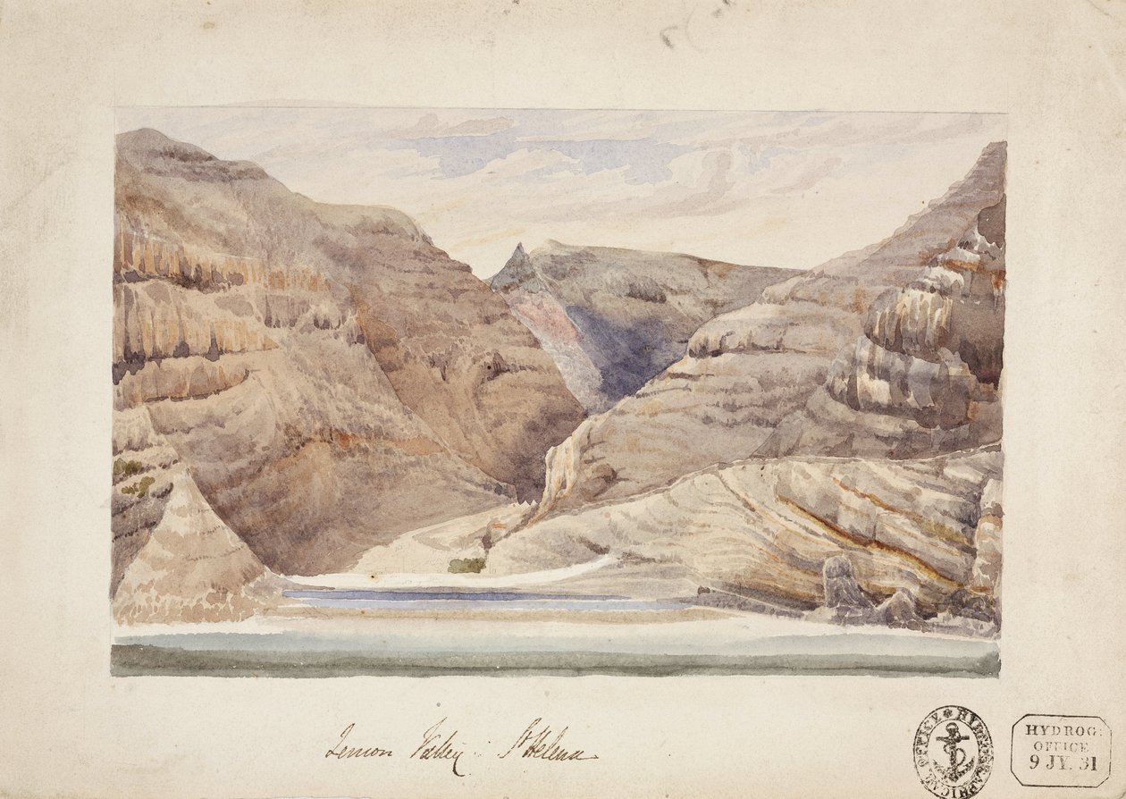 Rock formations at Lemon Valley, St Helena, South Atlantic بواسطة ريتشارد (بعد) داد