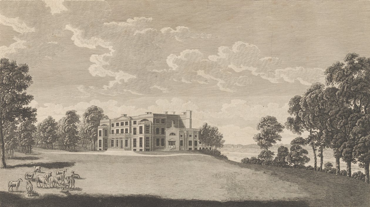 Belvidere House ، بالقرب من Erith ، في مقاطعة Kent ، من Edward Hasted's ، The History a ... ، 1777-90. بواسطة ريتشارد برنارد جودفري
