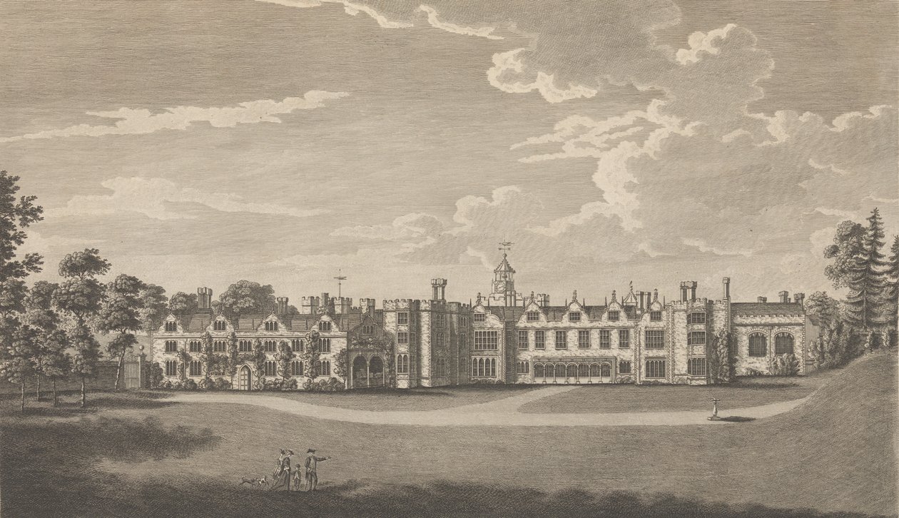 Knole ، بالقرب من Sevenoke ، في مقاطعة Kent ، كان قصرًا سابقًا تابعًا لـ Archiep ... ، 1777-90. بواسطة ريتشارد برنارد جودفري