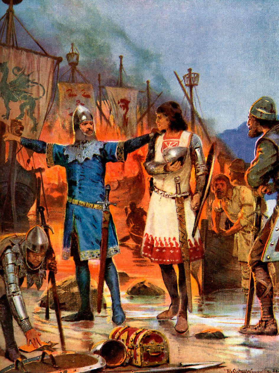 فيتز ستيفن بيرنز قواربه ، 1169 م ، c1920 بواسطة ريتشارد كاتون الثاني وودفيل