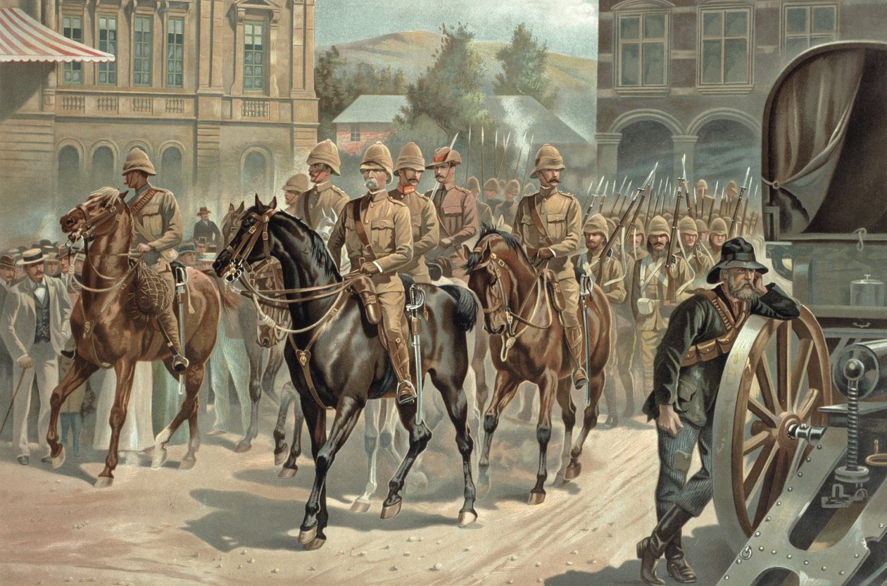 دخول اللورد روبرتس (1832-1914) إلى بريتوريا في 5 يونيو 1900 بواسطة ريتشارد كاتون وودفيل