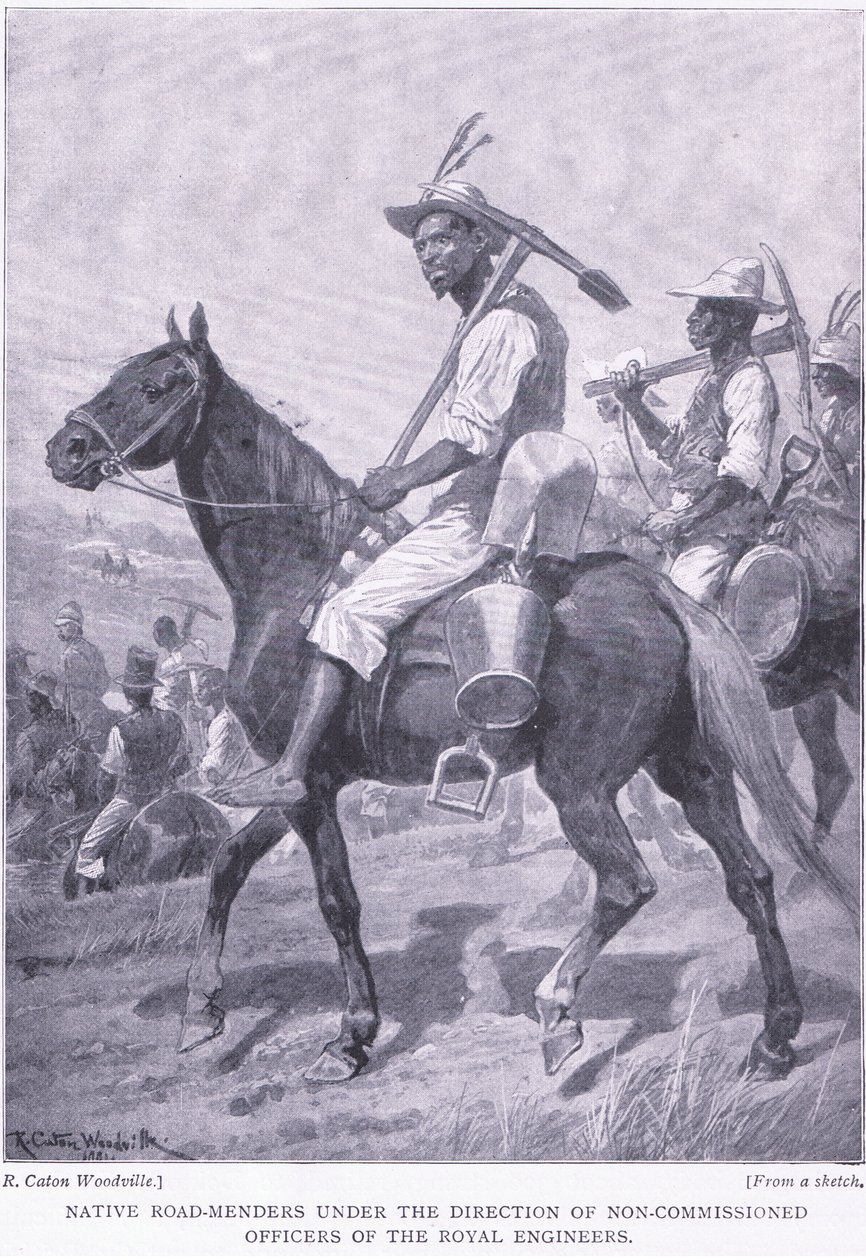 إصلاحات الطرق الأصلية ، من بعد بريتوريا: حرب العصابات التي نشرتها Harmsworth Bros Limited ، 1901 بواسطة ريتشارد كاتون وودفيل