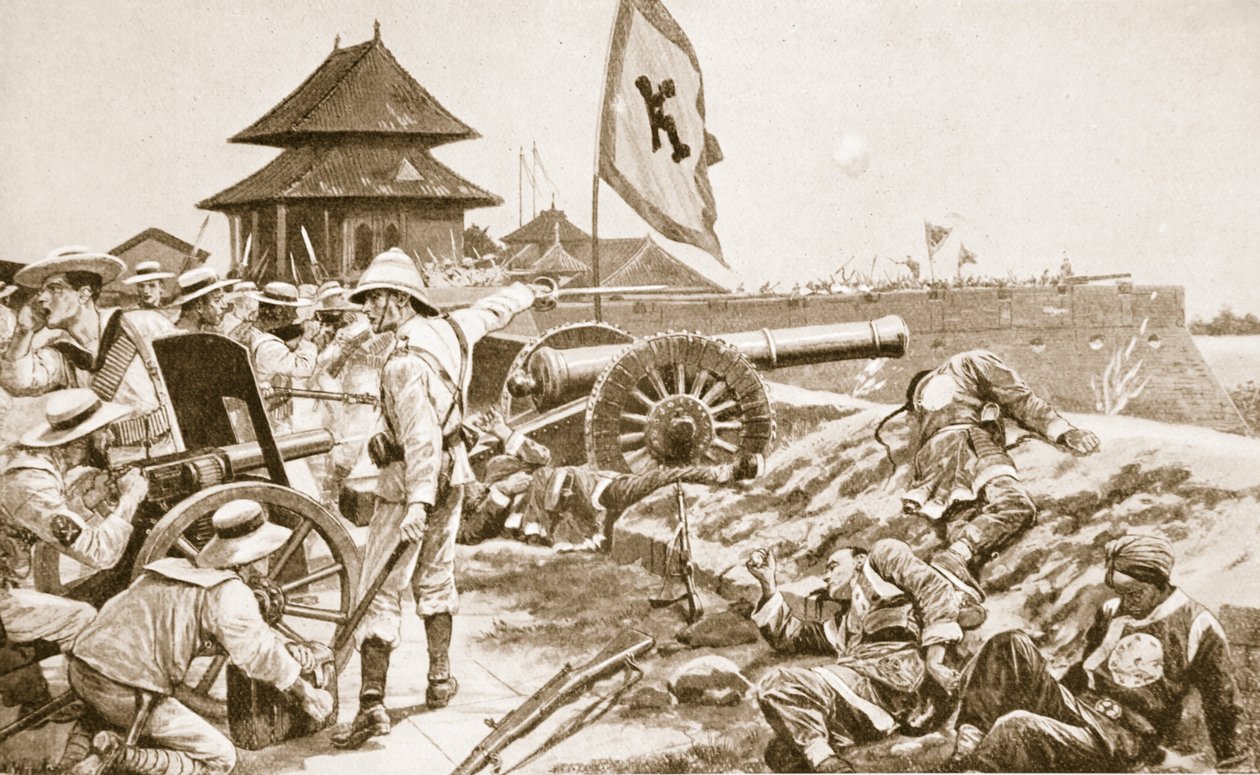 حركة الملاكم ، توضيح من "تاريخ هاتشينسون للأمم" ، ج .1910 بواسطة ريتشارد كاتون وودفيل