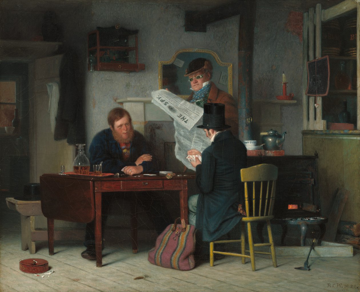 في انتظار المسرح ، 1851. بواسطة ريتشارد كاتون وودفيل