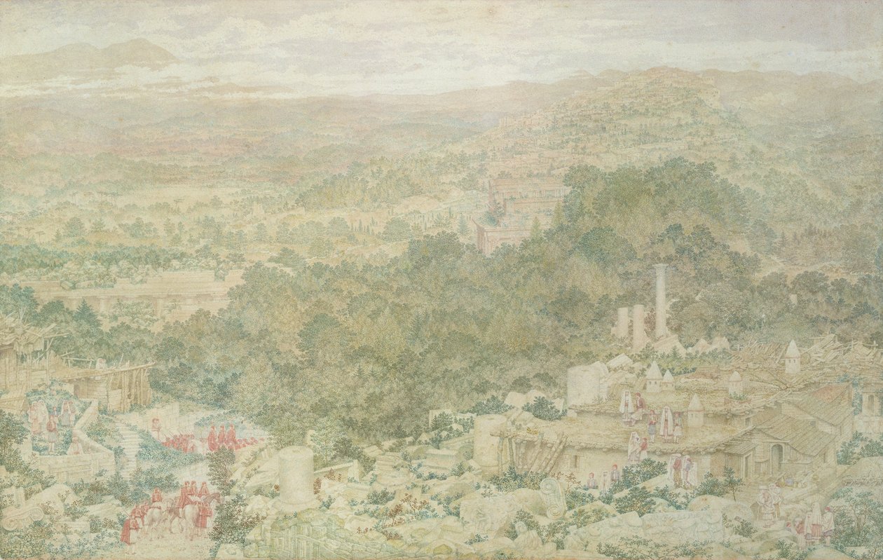 منظر لمدينة Tlos القديمة في Lycia ، 1883 بواسطة ريتشارد داد