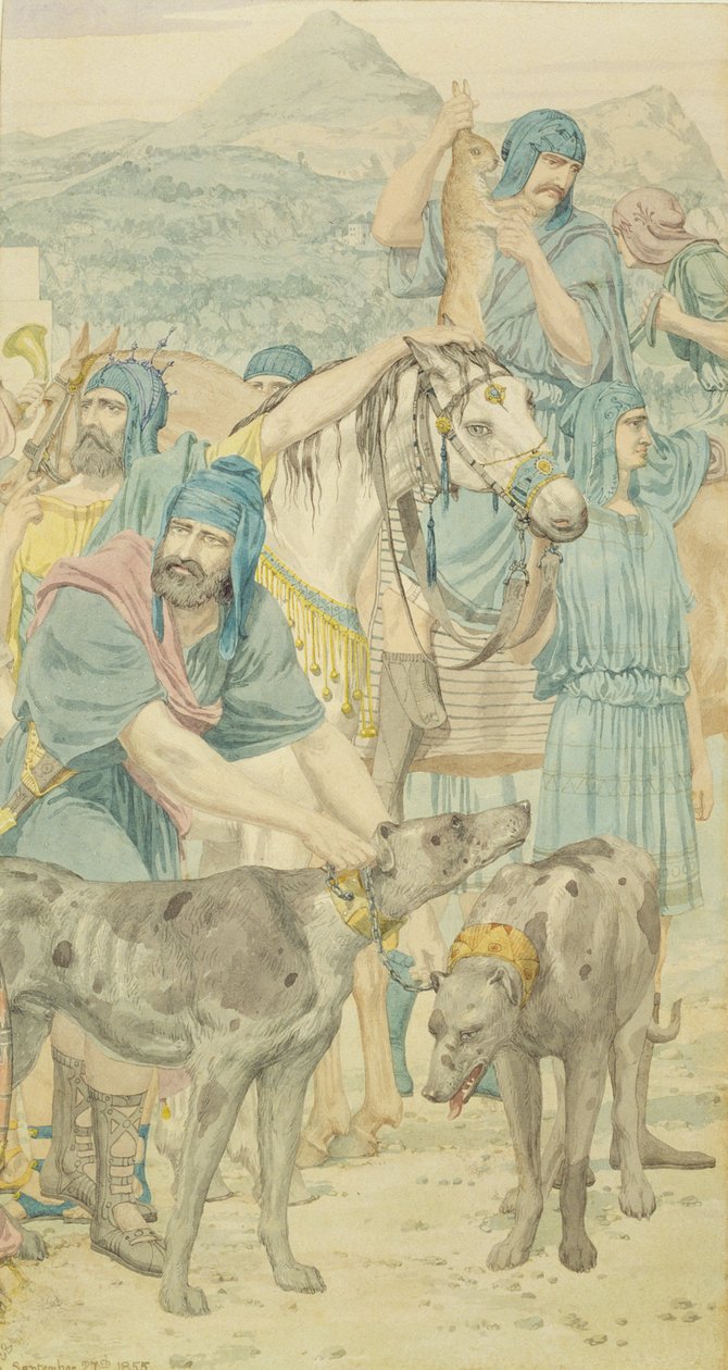مشهد الصيد ، 1855 بواسطة ريتشارد داد